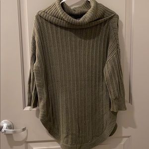 Waffle knit sweater